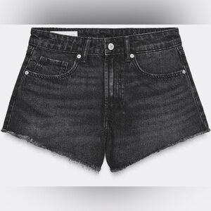 Zara black Jean shorts